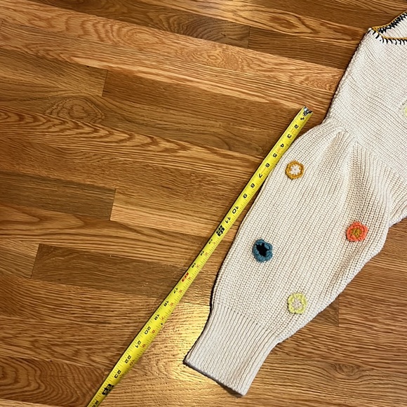 Free People Dahlia Crochet Pullover Size Medium NWT - Picture 12 of 17